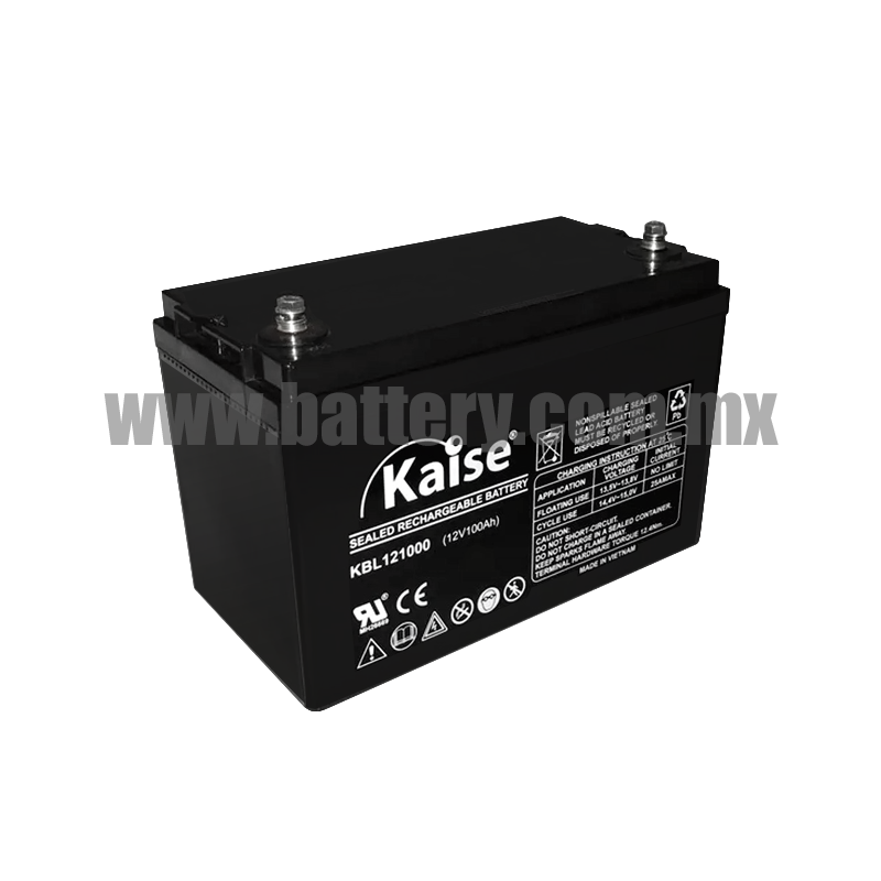 Batería 12V/100Ah KAISE KBL121000 AGM - Bessel Infraestructura